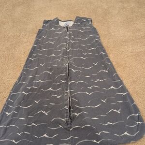 Halo Gray SleepSack with White Seagull Print